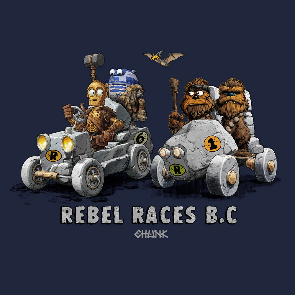 Rebel Races French Navy T-Shirt - Image 2