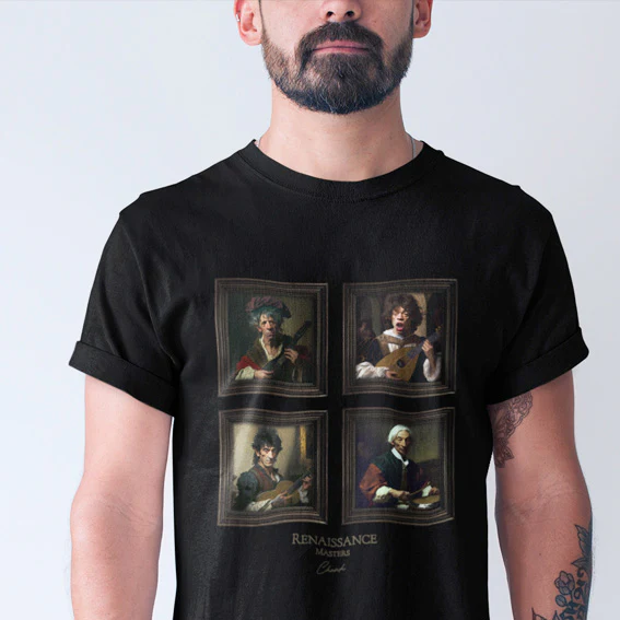 The Rolling Rocks Black T-Shirt - Image 2