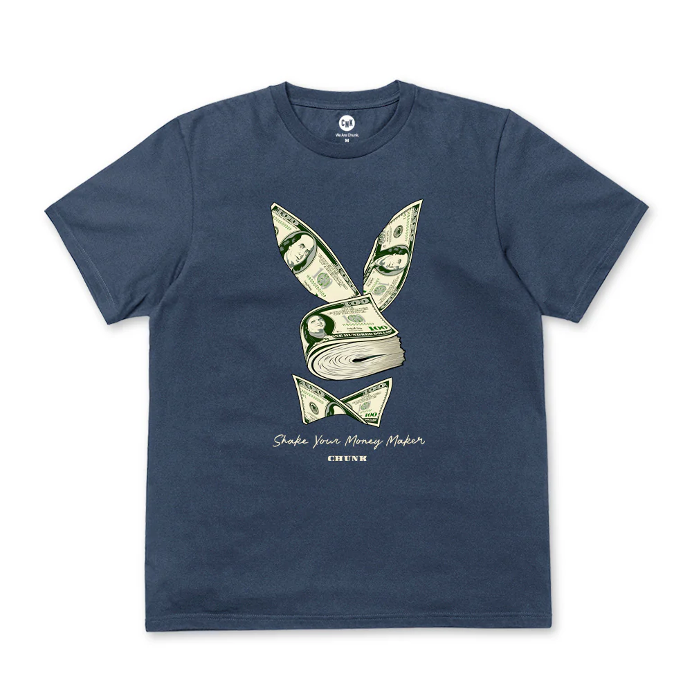Shake Your Money Maker Faded Denim T-Shirt