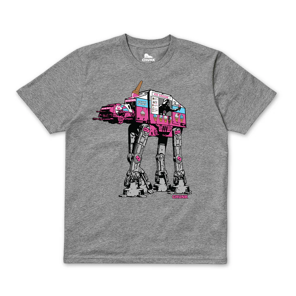 Space Ice Cream Heather Grey T-Shirt