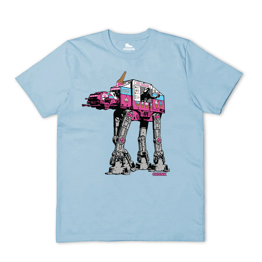 Space Ice Cream Light Blue T-Shirt