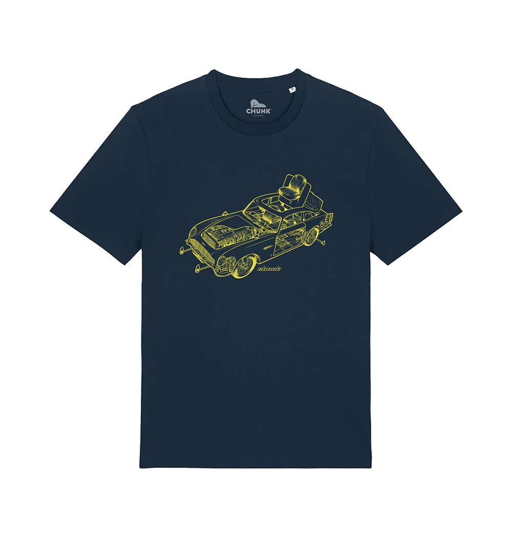 Spy Car Navy T-Shirt Plus