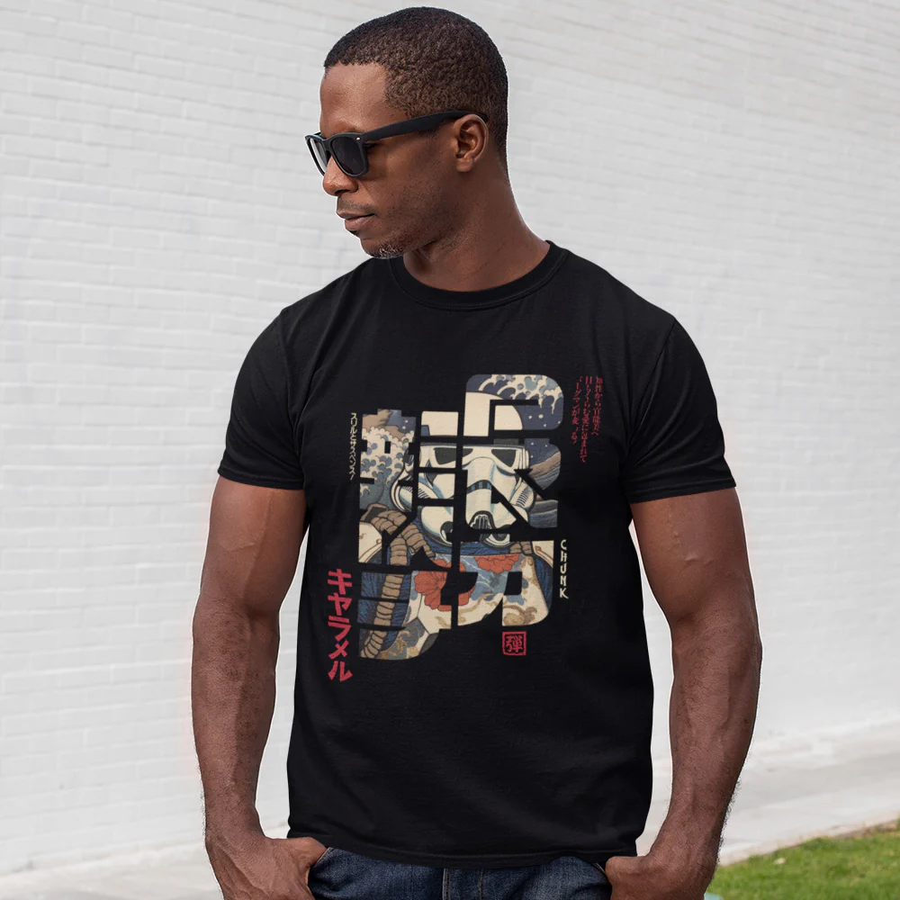 Storm Calligraphy Black T-Shirt - Image 2