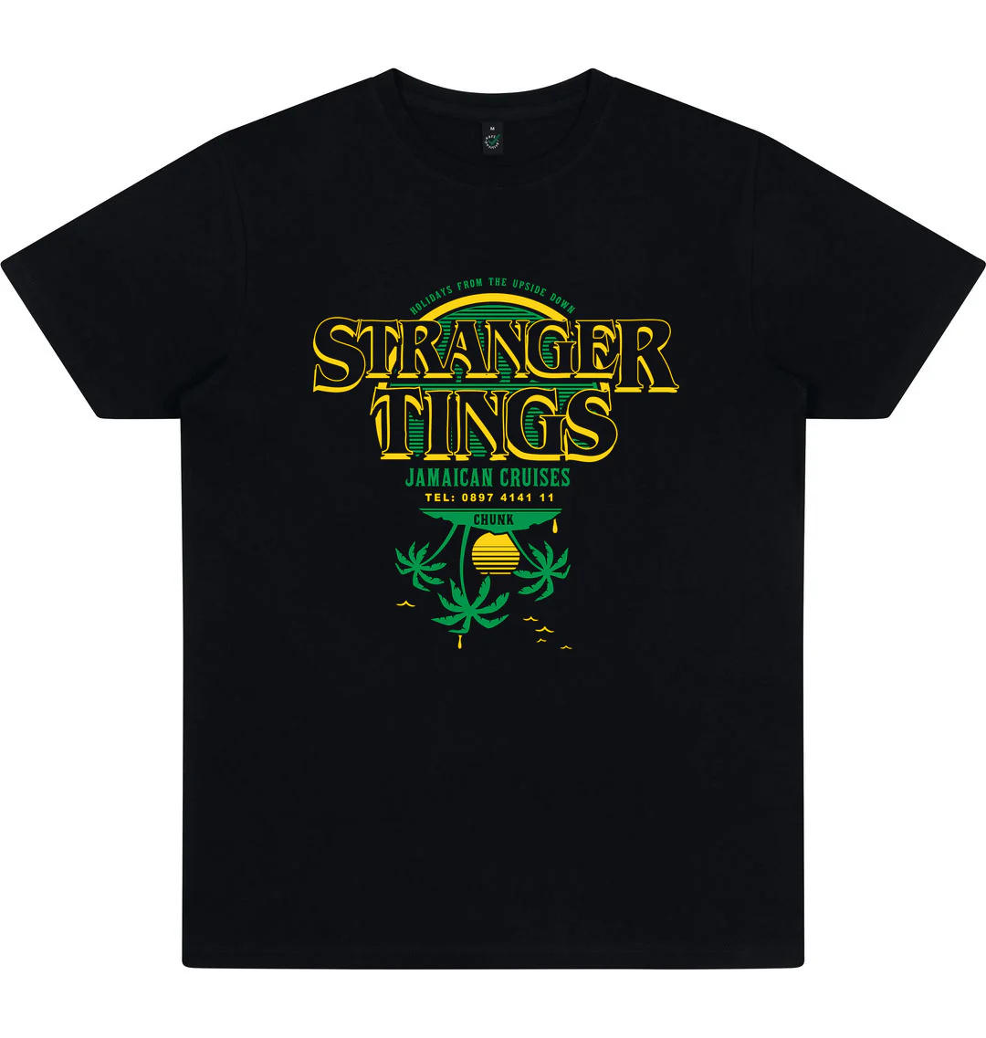 Stranger Tings Black T-Shirt - Image 3