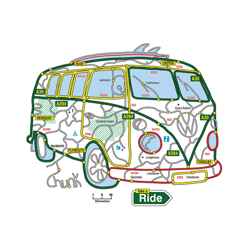 Surf Ride White T-Shirt - Image 3