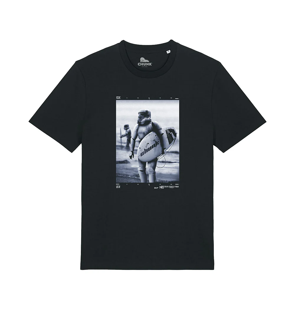 Surfing Trooper Black T-Shirt Plus