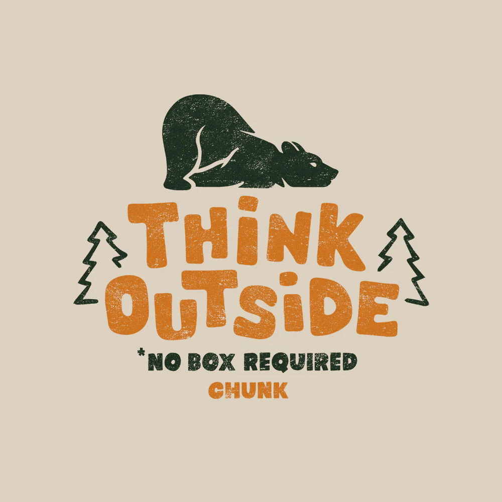 Think Outside Light Beige T-Shirt - Image 3
