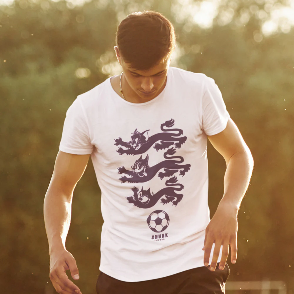 Three Cats White T-Shirt - Image 2
