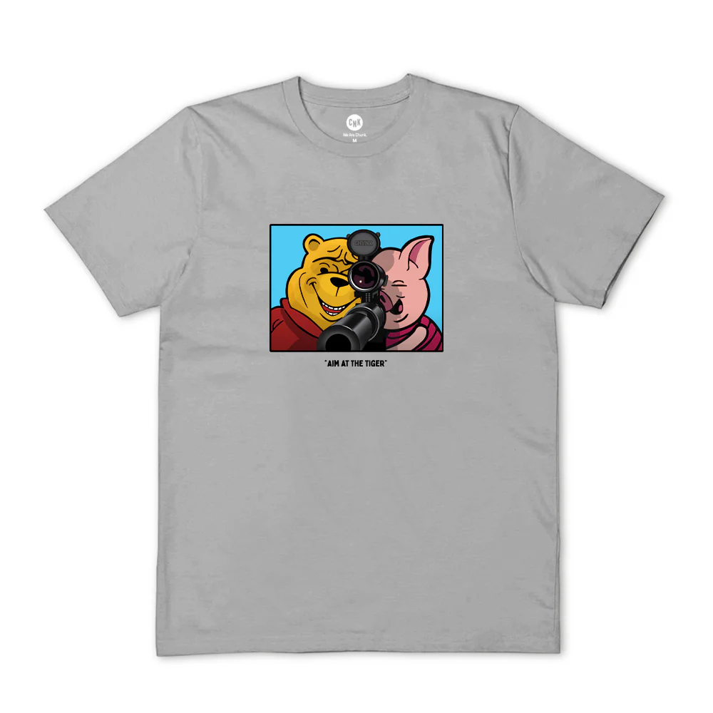 Tiger Hunting Light Grey T-Shirt