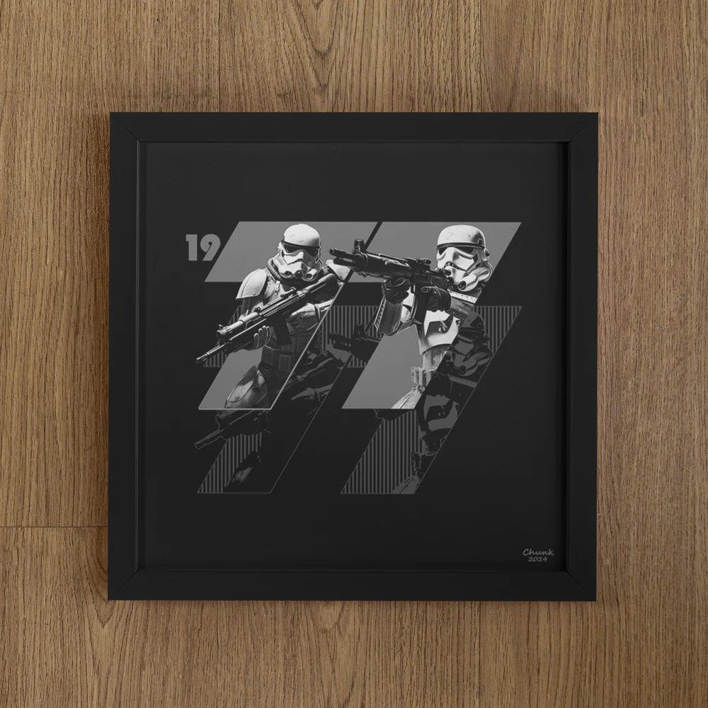 Trooper 77 Framed Print
