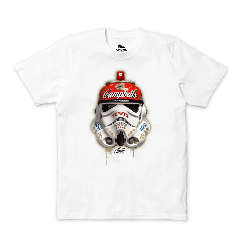 Trooper Spray White T-Shirt
