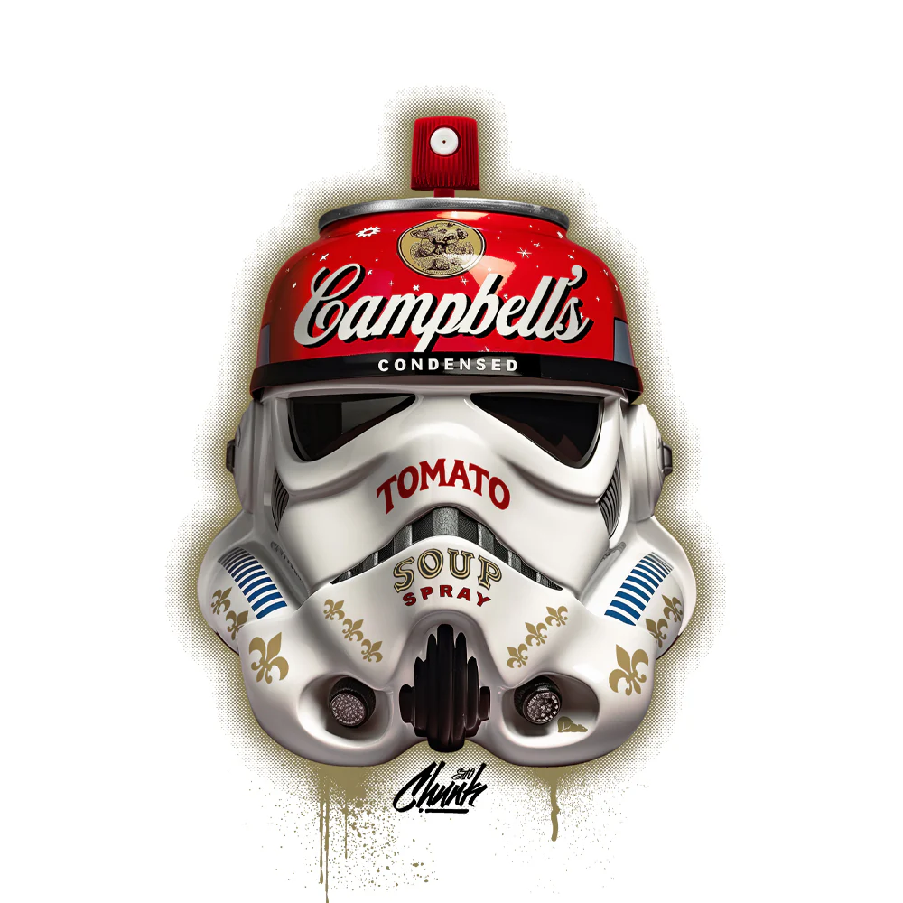 Trooper Spray White T-Shirt - Image 3