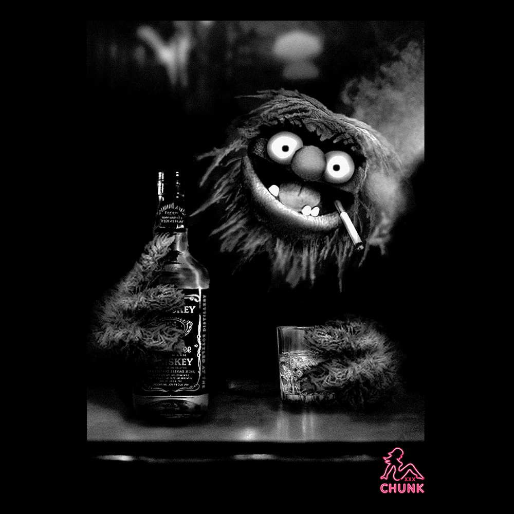 Whiskey Drinker Black T-Shirt - Image 3